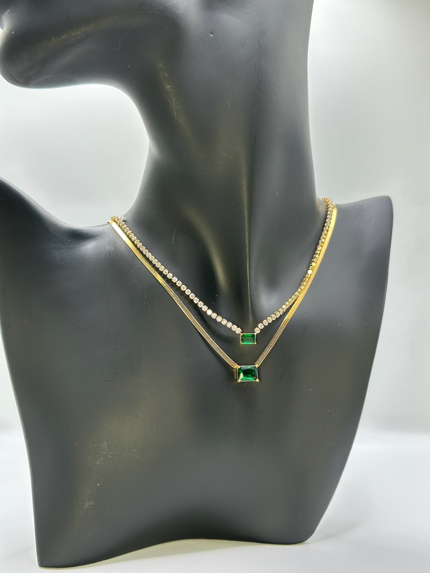 Collana “DOPPIO DIAMANTE”oro