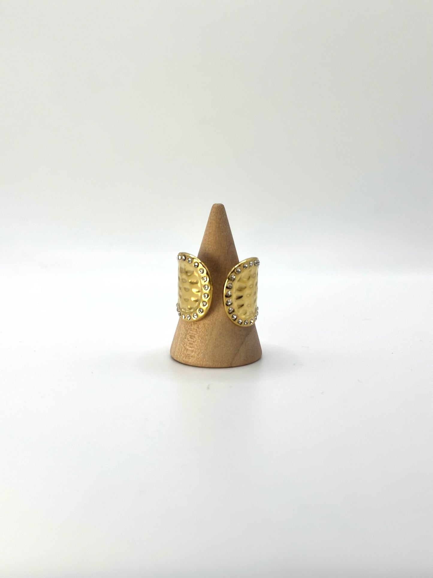 Anello Fascia martellato