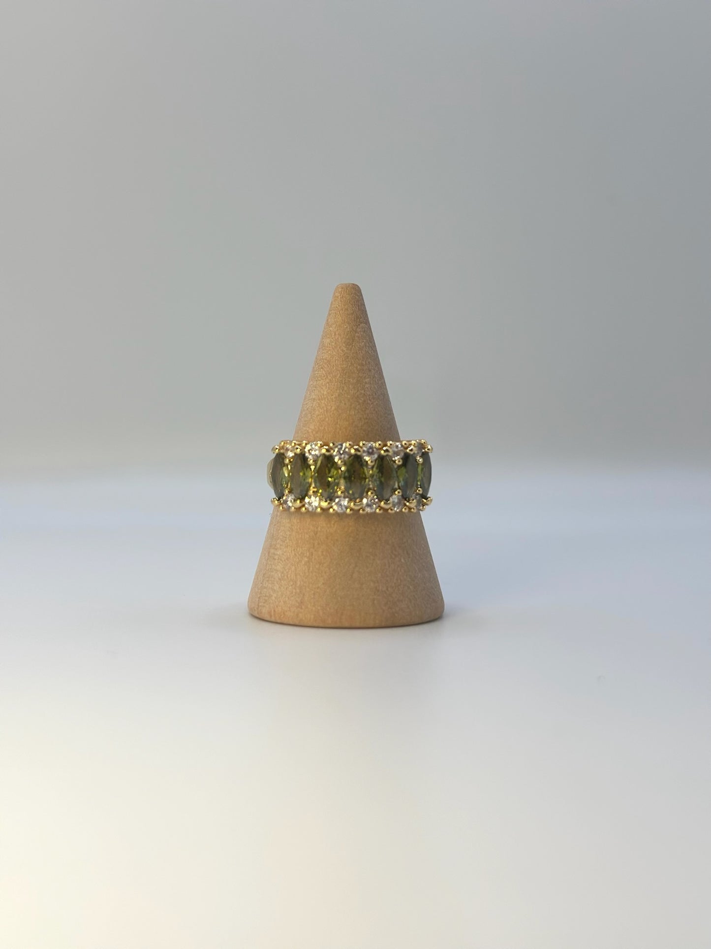 Anello “CORONA ORO-VERDE”