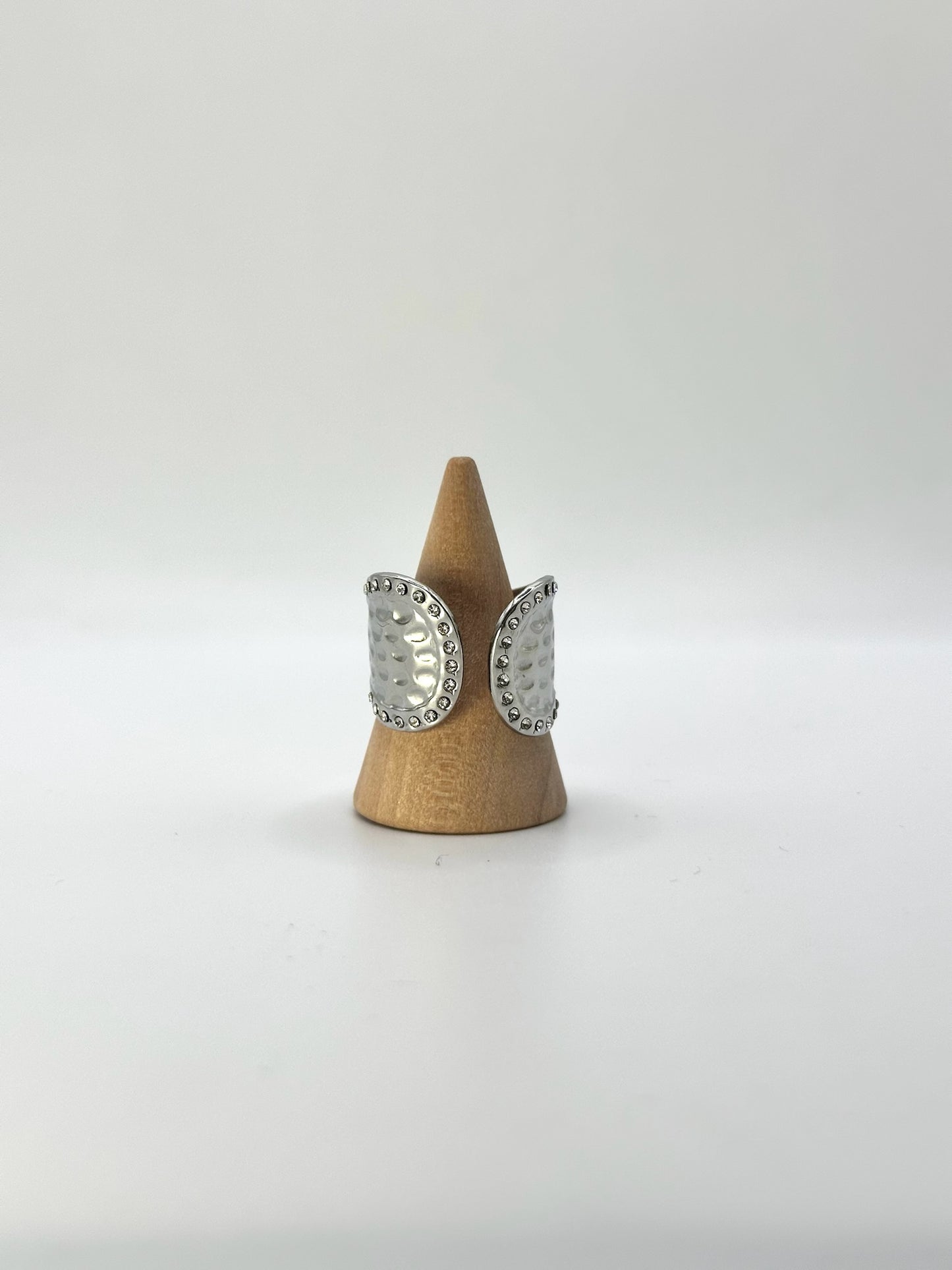 Anello Fascia martellato