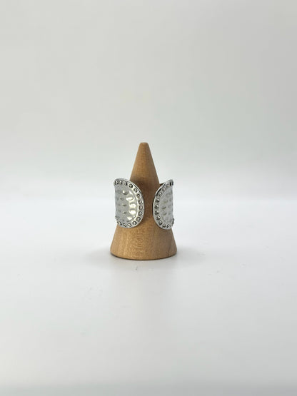 Anello Fascia martellato