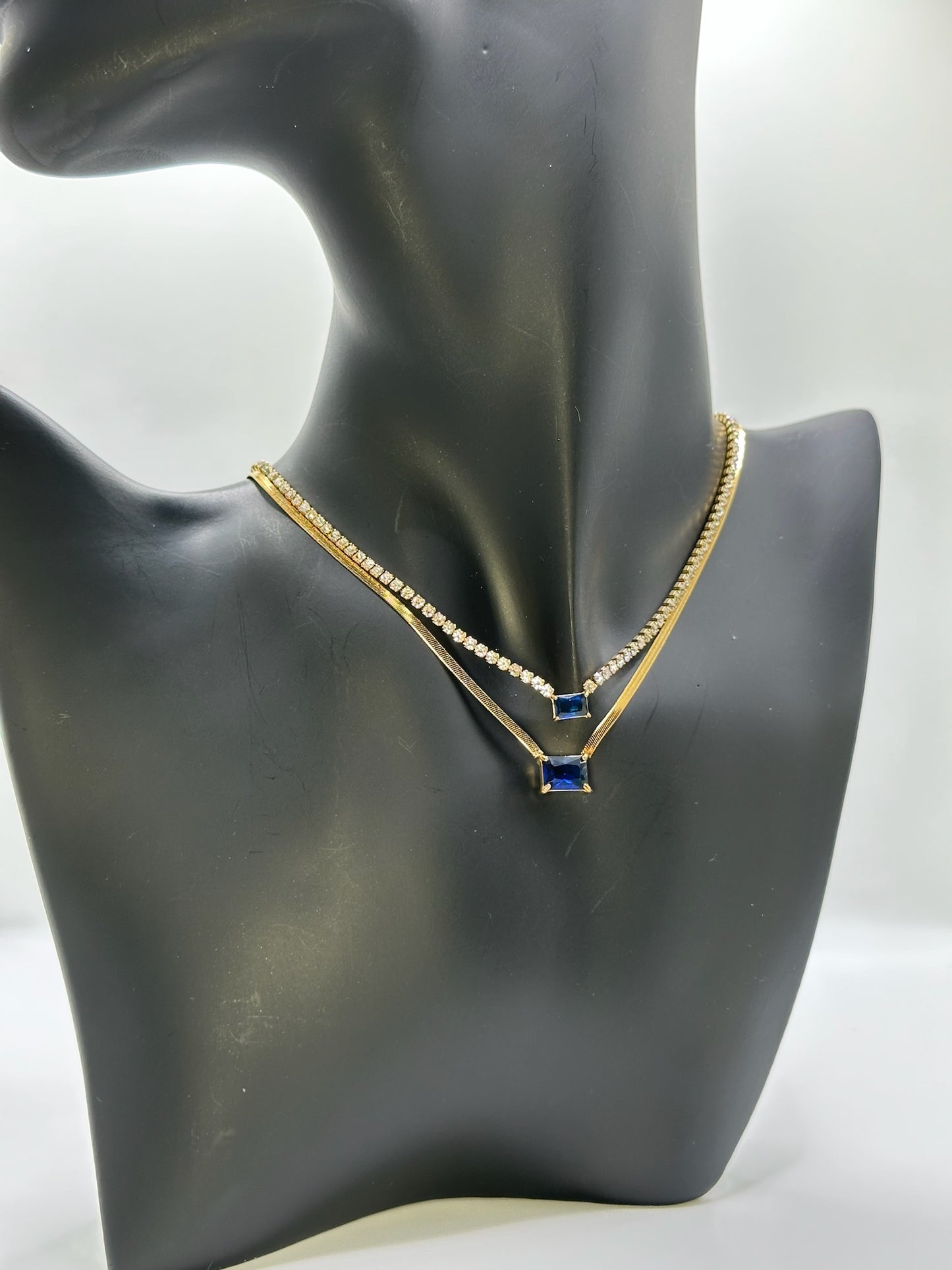 Collana “DOPPIO DIAMANTE”oro