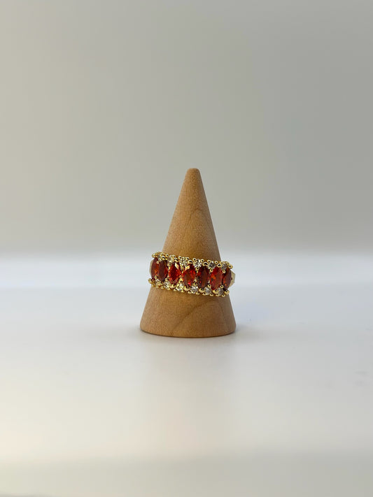 Anello "CORONA ORO-ROSSA"