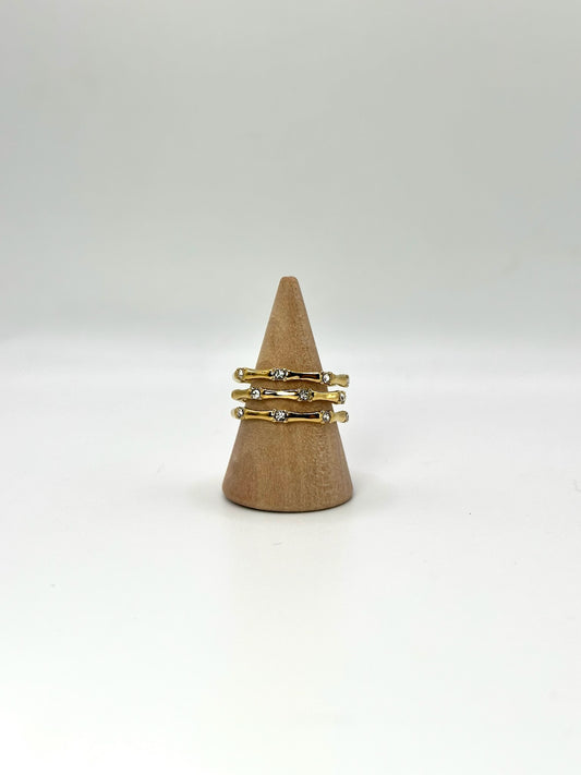 Anello “BAMBÙ ZIRCONATO”