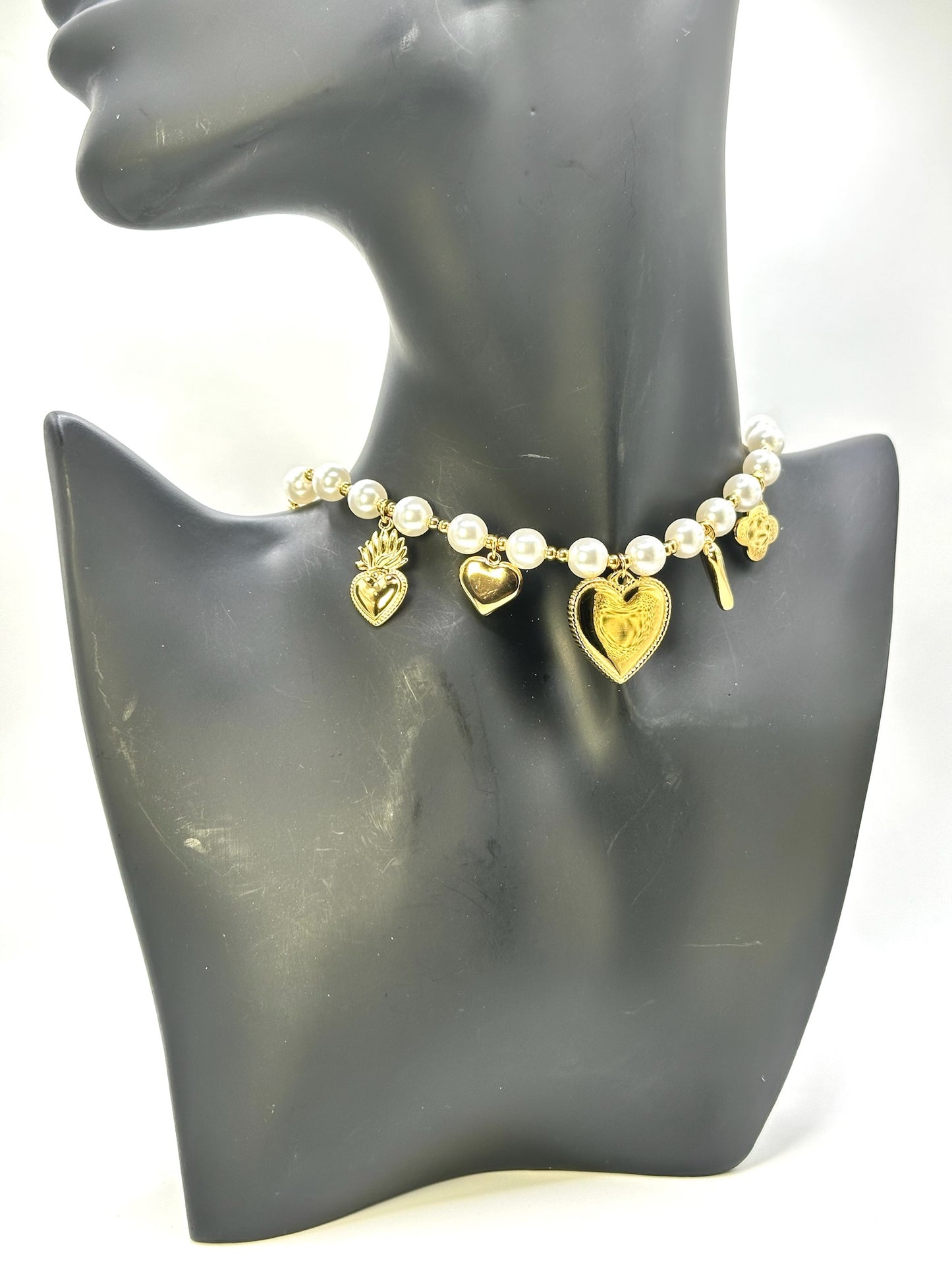 Collana “CUORE PERLATO BIG”